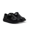 Adult Female Kick Tbar Croc Leather Black