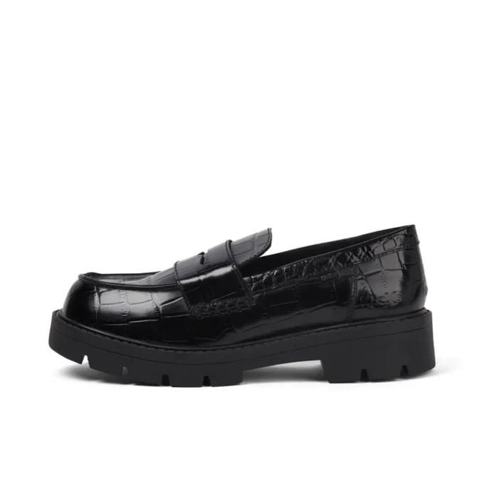 Adult Female Kori Loafer Croc Leather Black