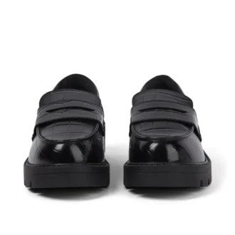 Adult Female Kori Loafer Croc Leather Black