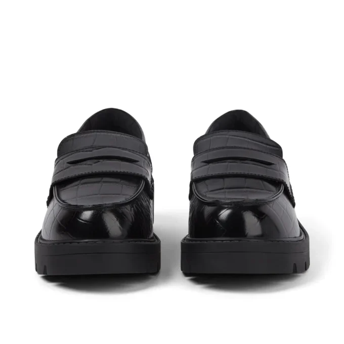 Adult Female Kori Loafer Croc Leather Black