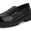 Adult Female Kori Loafer Croc Leather Black