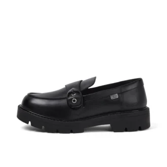 Adult Female Kori Monk Strap Leather Black