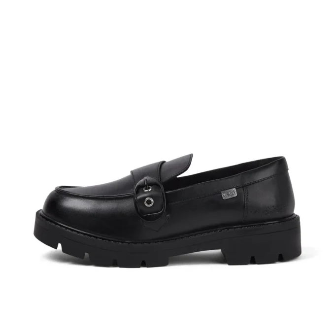Adult Female Kori Monk Strap Leather Black