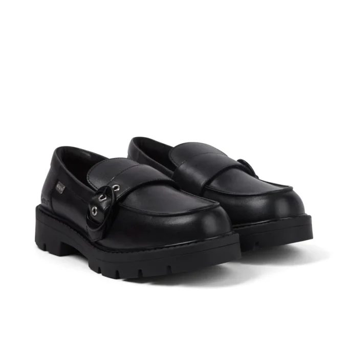 Adult Female Kori Monk Strap Leather Black
