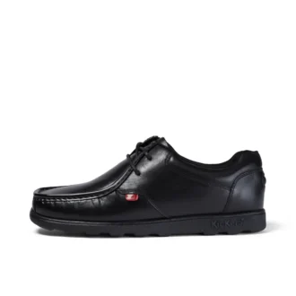 Adult Mens Fragma Lace Leather Black