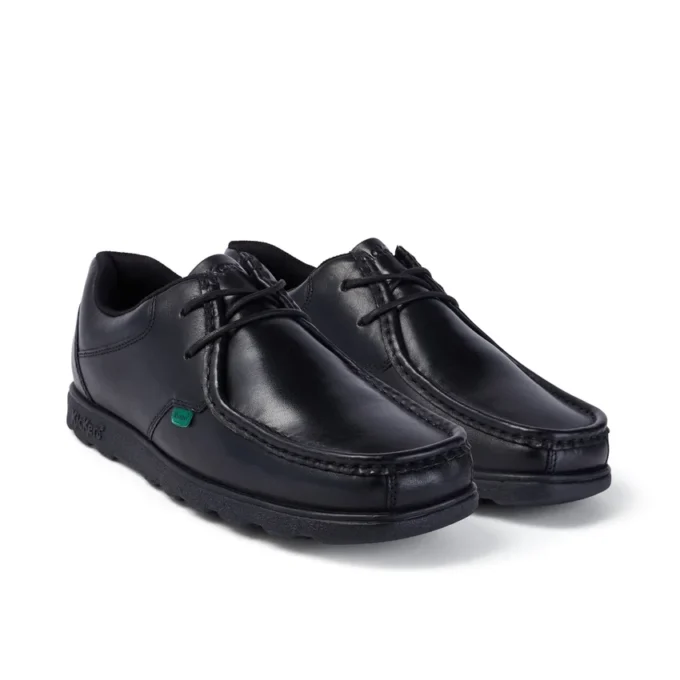 Adult Mens Fragma Lace Leather Black