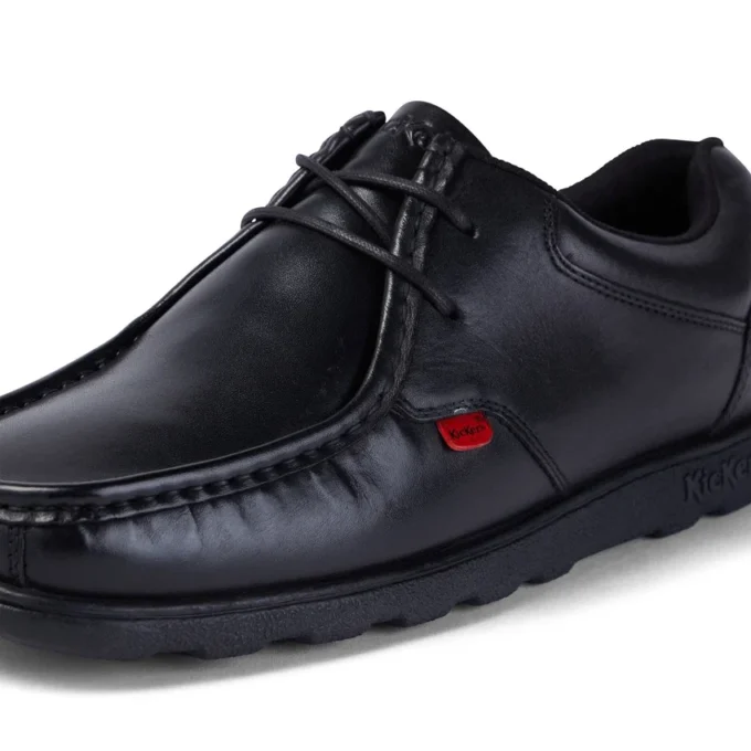 Adult Mens Fragma Lace Leather Black