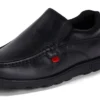 Adult Mens Fragma Slip Leather Black