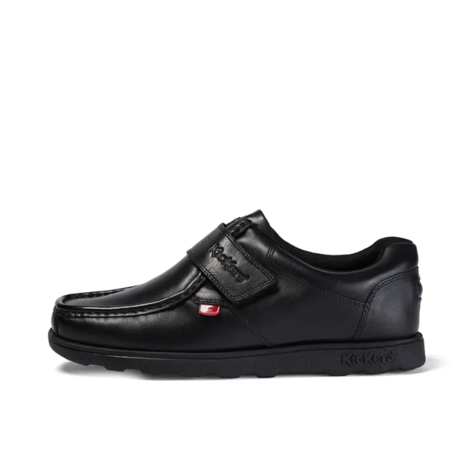 Adult Mens Fragma Strap Leather Black