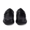 Adult Mens Fragma Strap Leather Black