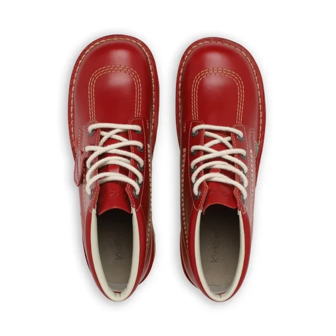 Adult Mens Kick Hi Leather Red