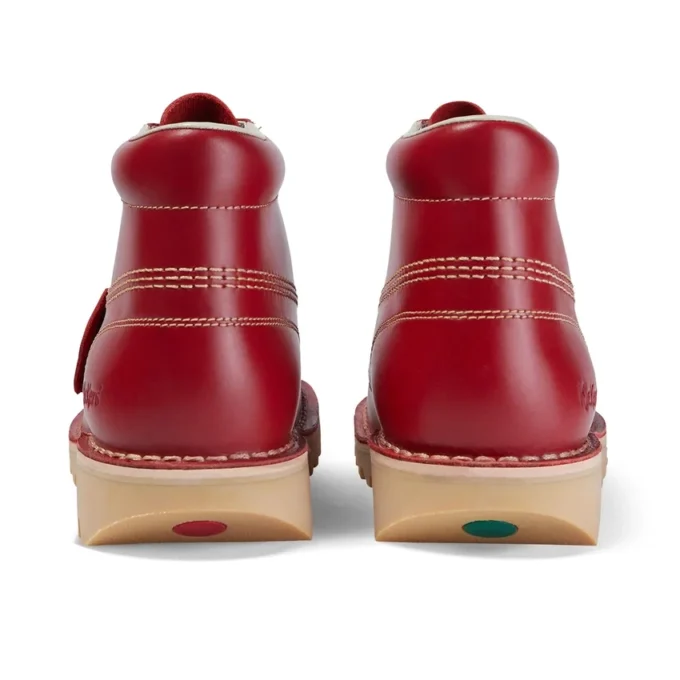 Adult Mens Kick Hi Leather Red