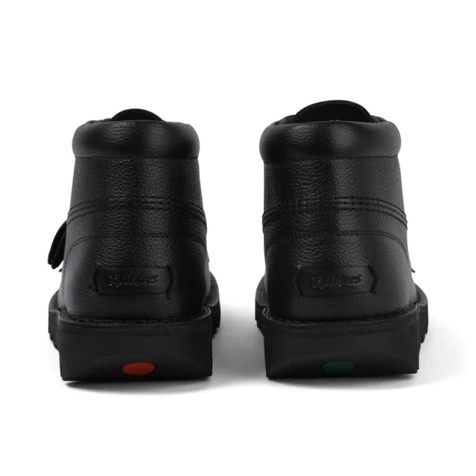 Adult Mens Kick Hi Tab Leather Boots Black