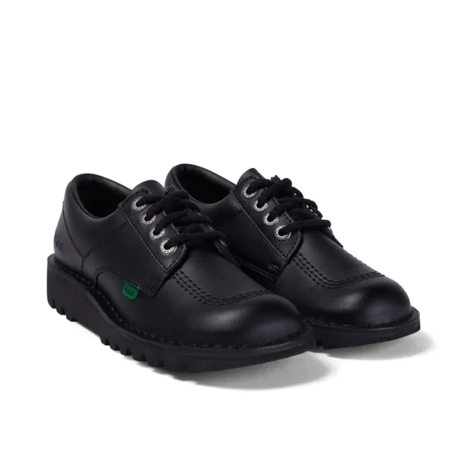 Adult Mens Kick Lo Leather Black