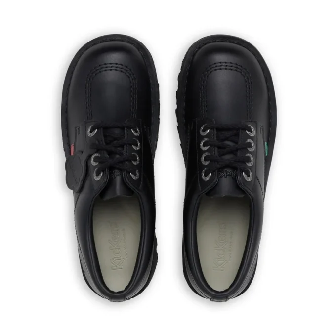 Adult Mens Kick Lo Leather Black