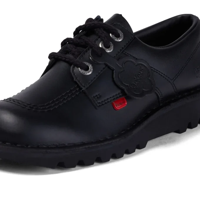 Adult Mens Kick Lo Leather Black