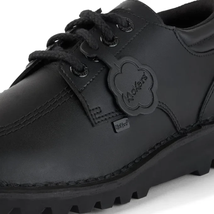 Adult Mens Kick Lo Padded Leather Black