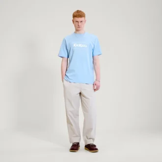 Adult Mens Kickers Classic Box Tee Blue