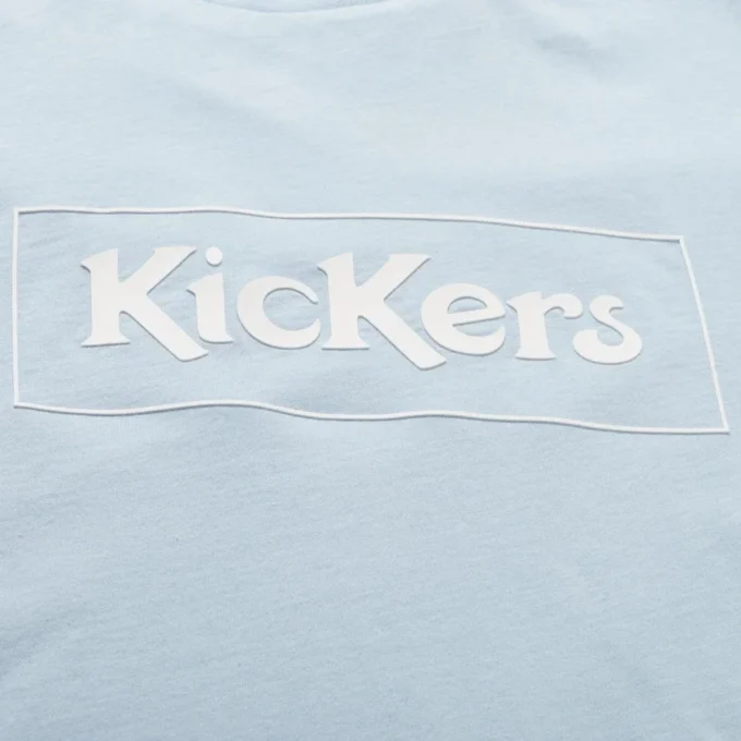 Adult Mens Kickers Classic Box Tee Blue