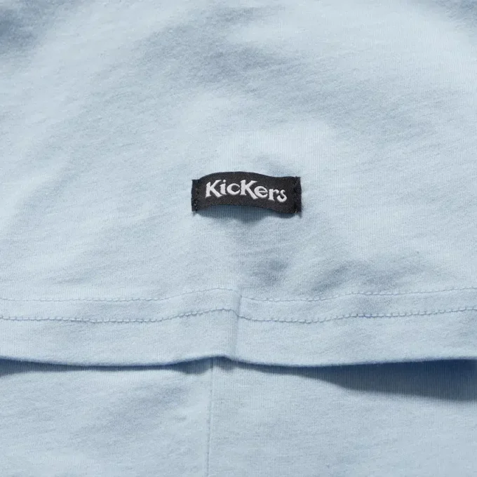 Adult Mens Kickers Classic Box Tee Blue