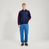 Adult Mens Kickers Classic Zip Through Knit Navy
