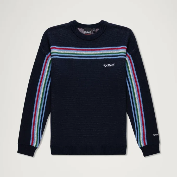 Adult Mens Kickers Crew Knit Navy