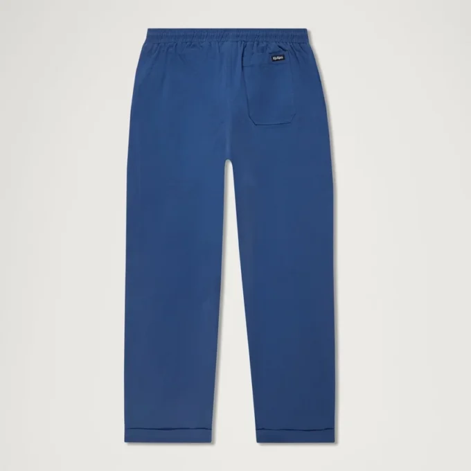 Adult Mens Kickers Wide Leg Drawstring Trouser Navy