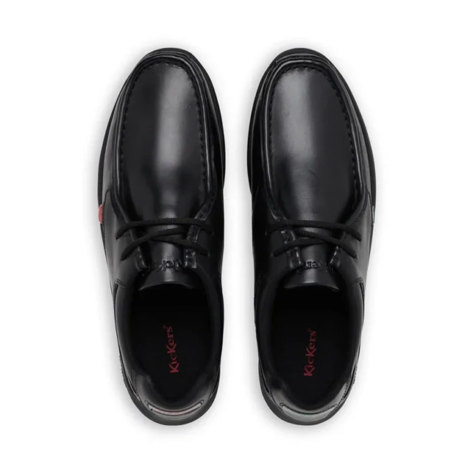 Adult Mens Reasan Lace Leather Black