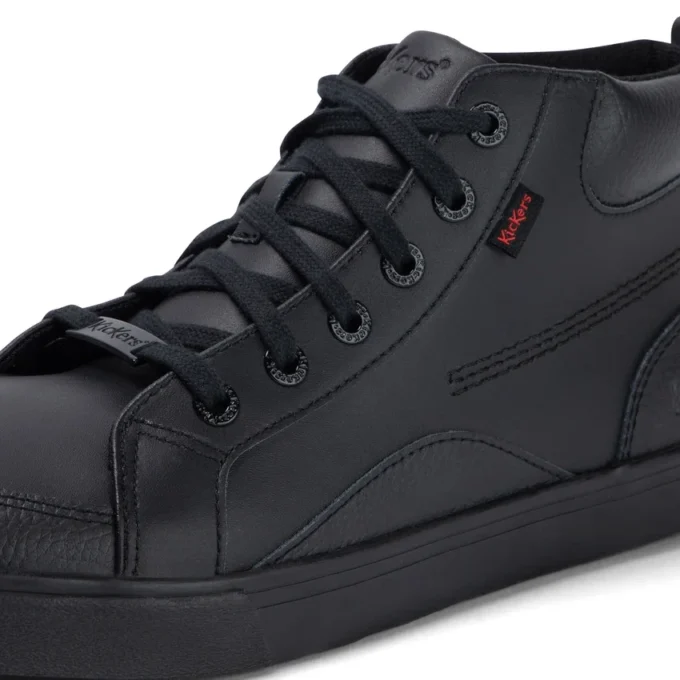 Adult Mens Tovni Hi Mix Leather Black
