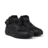 Adult Mens Tovni Hi Mix Mesh Text Boots Black