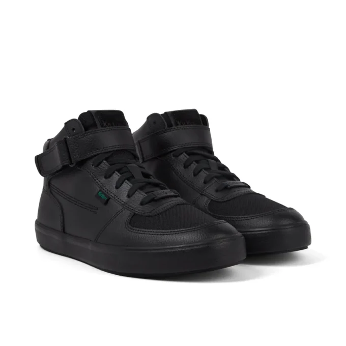 Adult Mens Tovni Hi Mix Mesh Text Boots Black