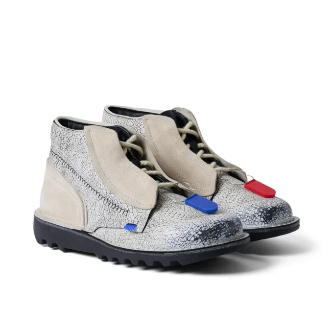 Adult Unisex ACW* Kick Hi Leather Boots White