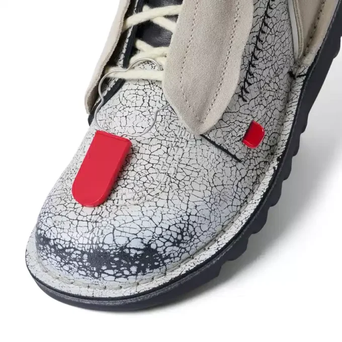 Adult Unisex ACW* Kick Hi Leather Boots White