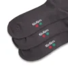 Adult Unisex Everyday Crew 3-Pack Socks Grey
