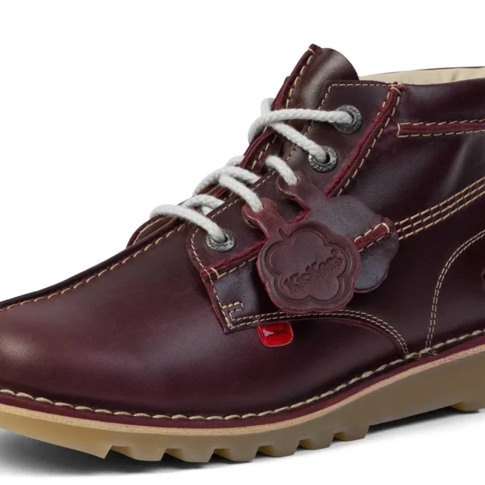 Adult Unisex Kick Hi Central Dark Red