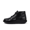 Adult Unisex Kick Hi Croc Leather Boots Black