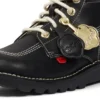 Adult Unisex Kick Hi Goldie Boots Black
