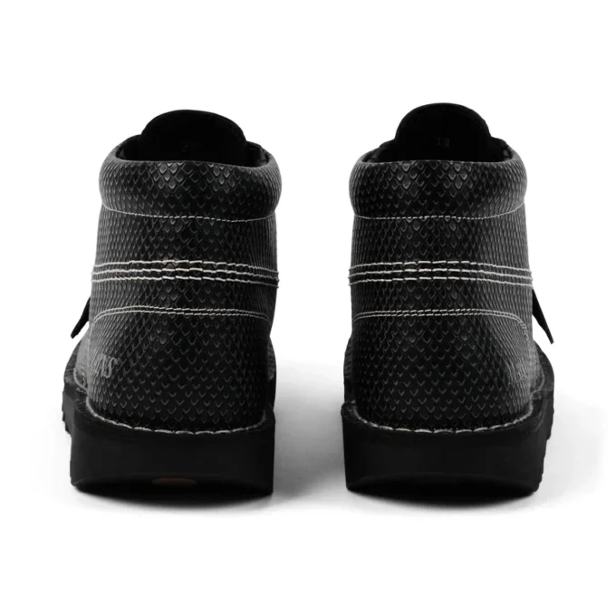 Adult Unisex Kick Hi Grain Leather Mains Grey