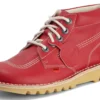 Adult Unisex Kick Hi Leather Alternative Red