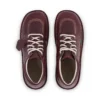 Adult Unisex Kick Hi Leather Dark Red