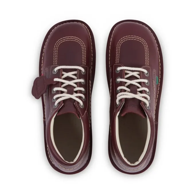 Adult Unisex Kick Hi Leather Dark Red