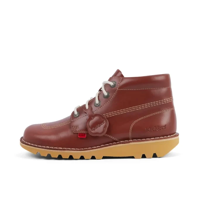 Adult Unisex Kick Hi Leather Dark Tan