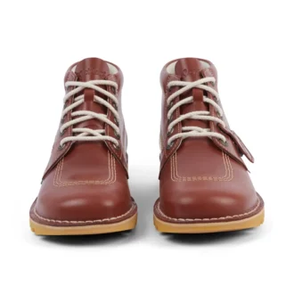 Adult Unisex Kick Hi Leather Dark Tan