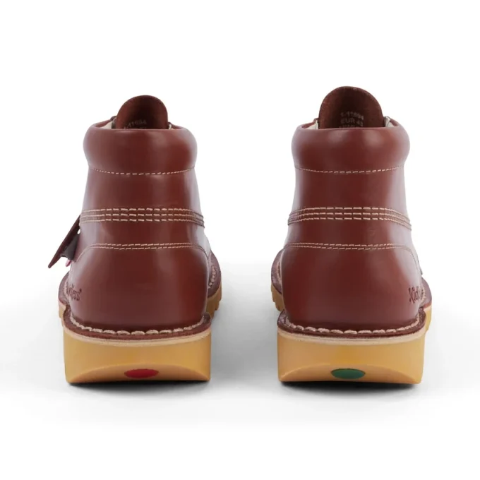 Adult Unisex Kick Hi Leather Dark Tan
