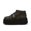 Adult Unisex Kick Hi Platform Leather Black/Khaki