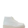 Adult Unisex Kick Hi Stack Leather Alternative White