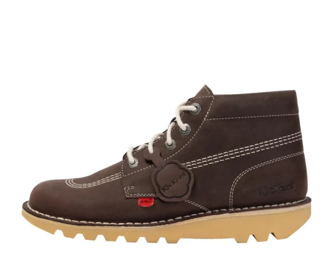 Adult Unisex Kick Hi Suede Brown