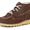 Adult Unisex Kick Hi Suede Brown