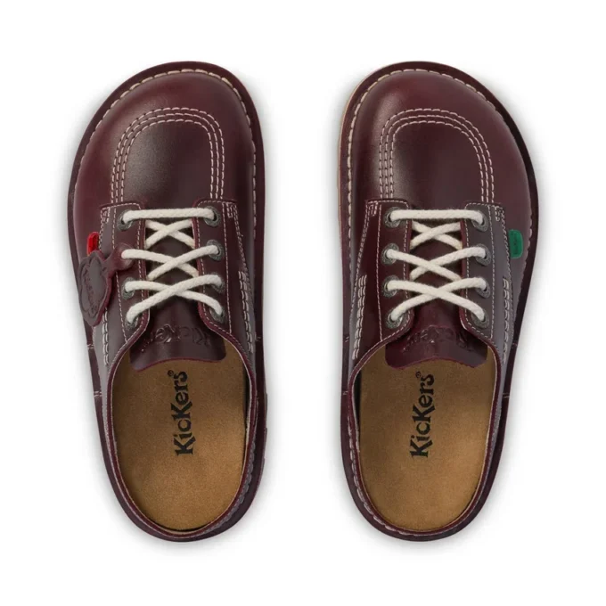 Adult Unisex Kick Mule Dark Red