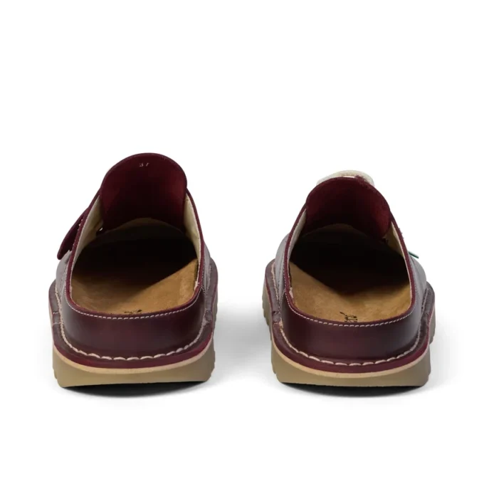 Adult Unisex Kick Mule Dark Red